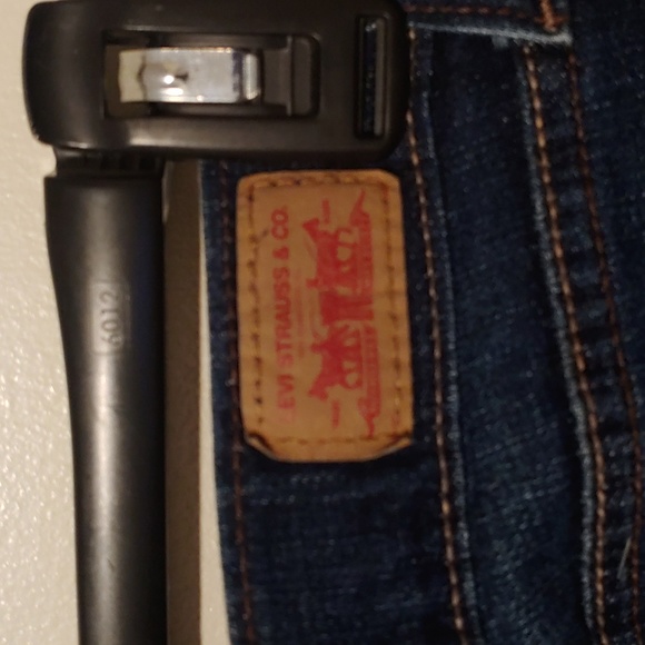 Levi's too superlow blue stretch boot cut jeans Size 13 - Picture 5 of 6